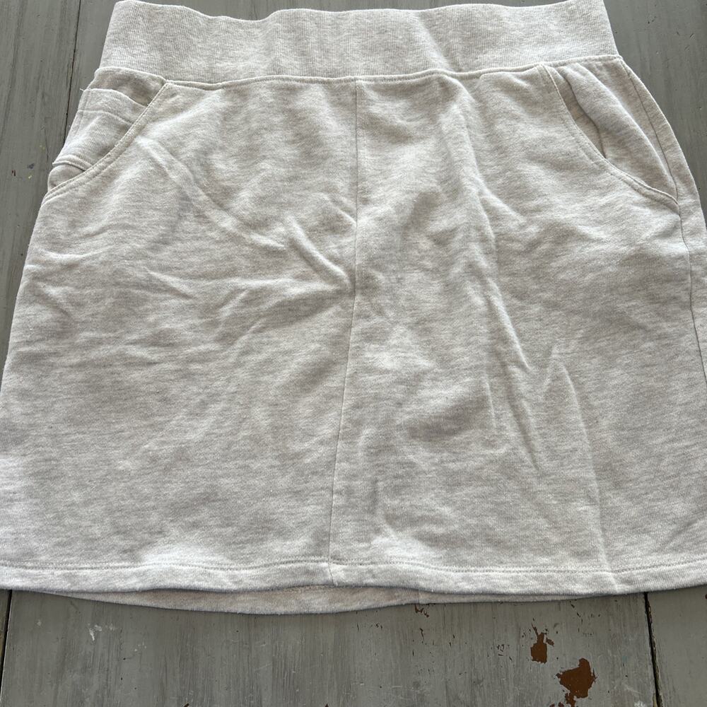 Fabletics Light Gray Anne Skirt Terrycloth Sz 1X